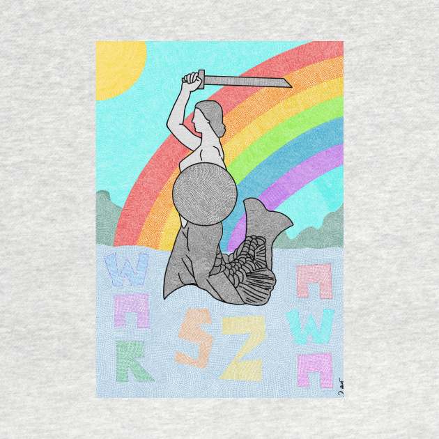 Warsaw Mermaid PRIDE Edition by DrawMe